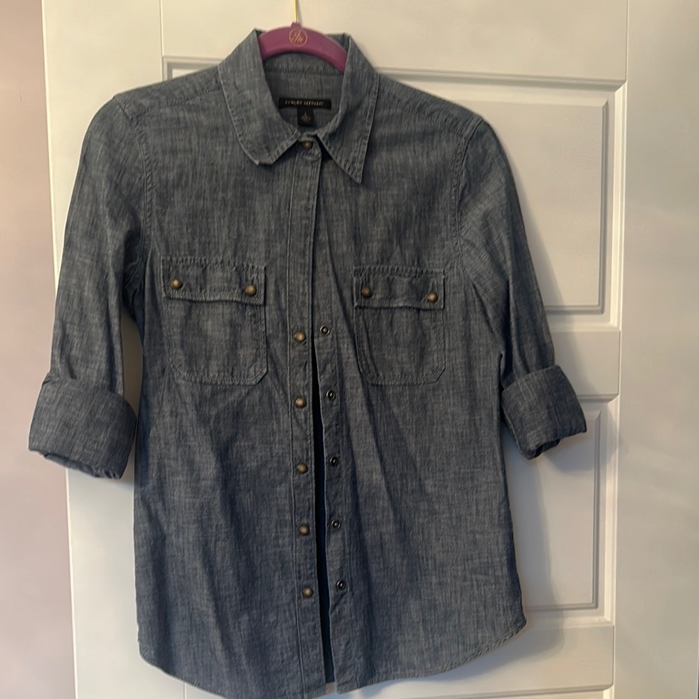 Banana Republic Charcoal Button Down Shirt